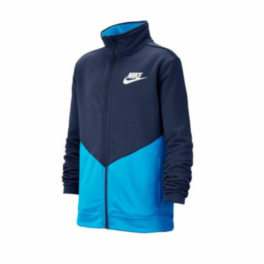 Nike Boys Swoosh Core Activewear Jacket | Blue | Size: Large